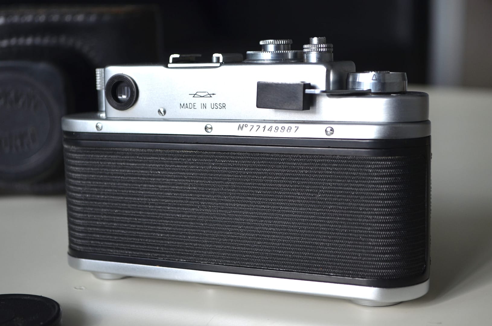 Zorki 4k Soviet Rangefinder Camera 35mm with Jupiter 8 2/50mm S/N 7371141 - Image 2