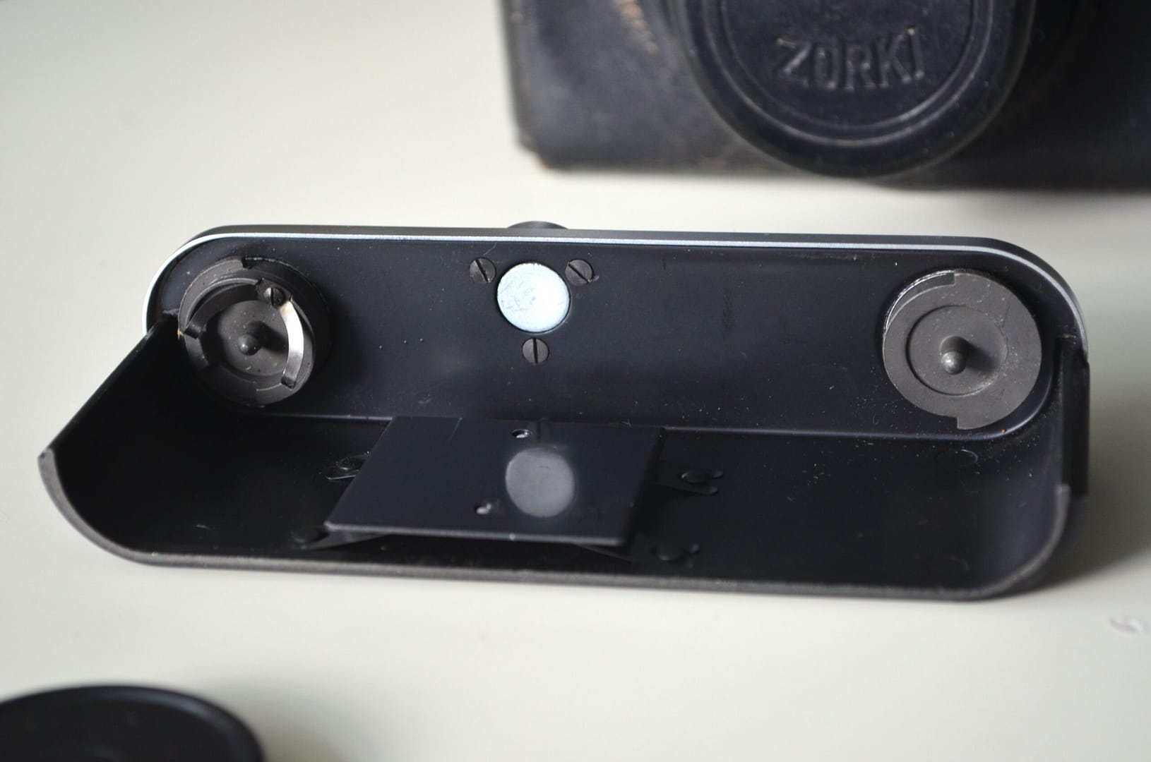 Zorki 4k Soviet Rangefinder Camera 35mm with Jupiter 8 2/50mm S/N 7371141 - Image 7