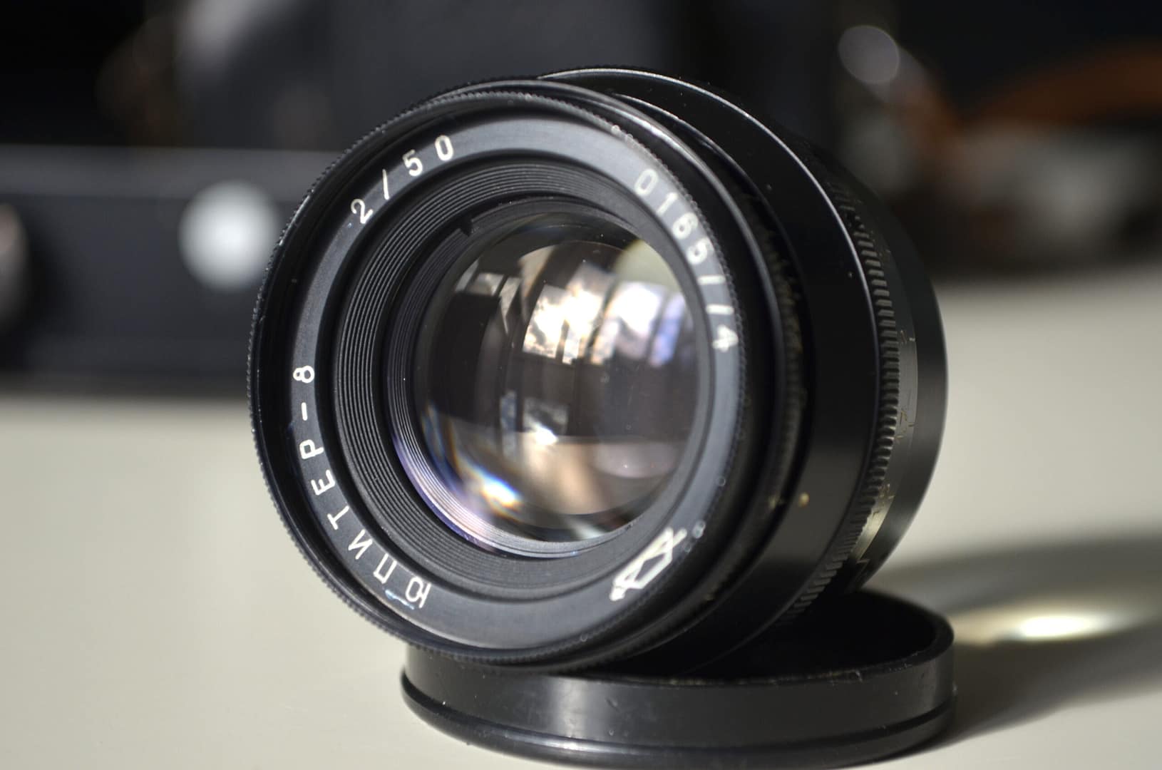 Zorki 4k Soviet Rangefinder Camera 35mm with Jupiter 8 2/50mm S/N 7371141 - Image 8