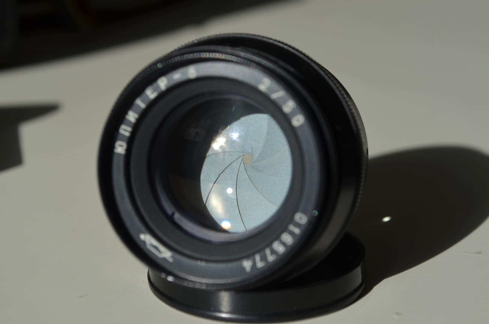 Zorki 4k Soviet Rangefinder Camera 35mm with Jupiter 8 2/50mm S/N 7371141 - Image 9