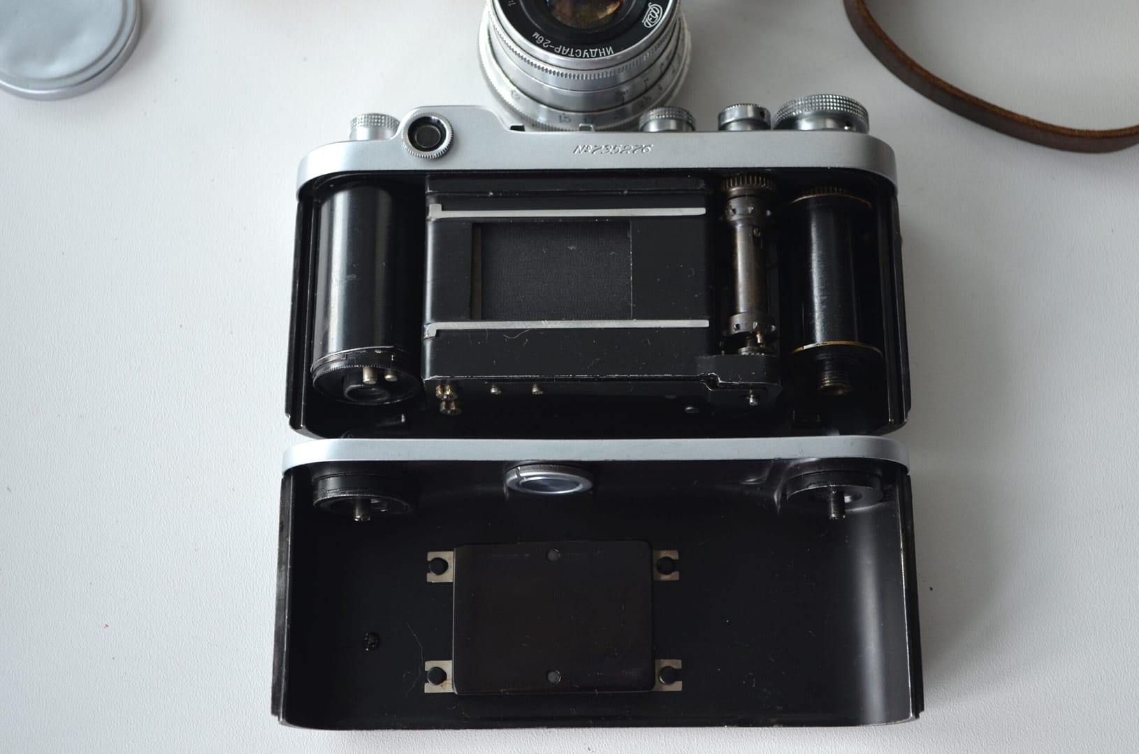 FED-2 INDUSTAR-26M 5cm f2.8＆コムラ105/2.8 FED 2 Soviet film rangefinder camera Industar-26m f2.8/50mm