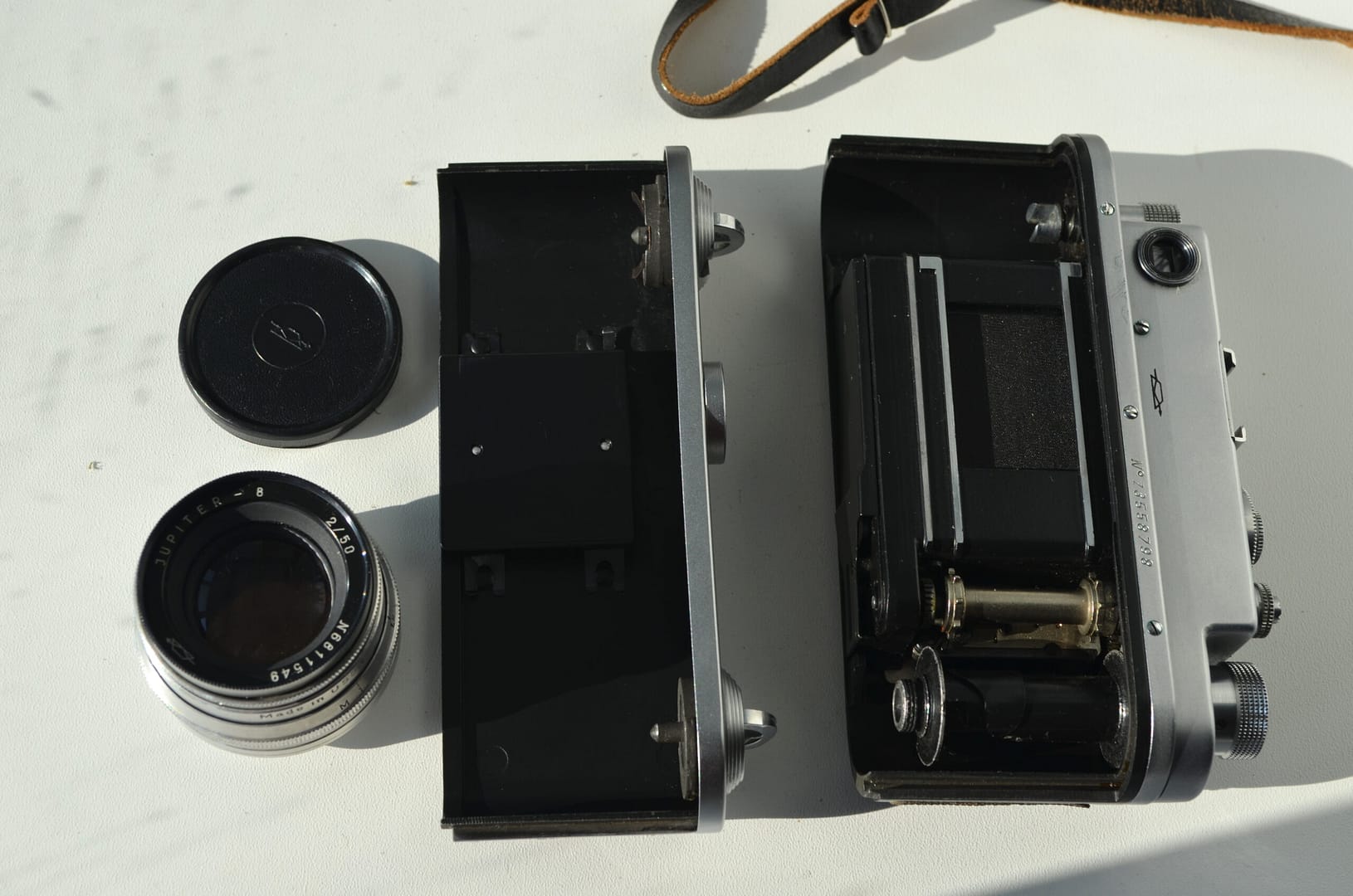 Zorki 4 Soviet Rangefinder Camera 35mm with Jupiter 8 2/50mm S/N 73558798 - Image 5