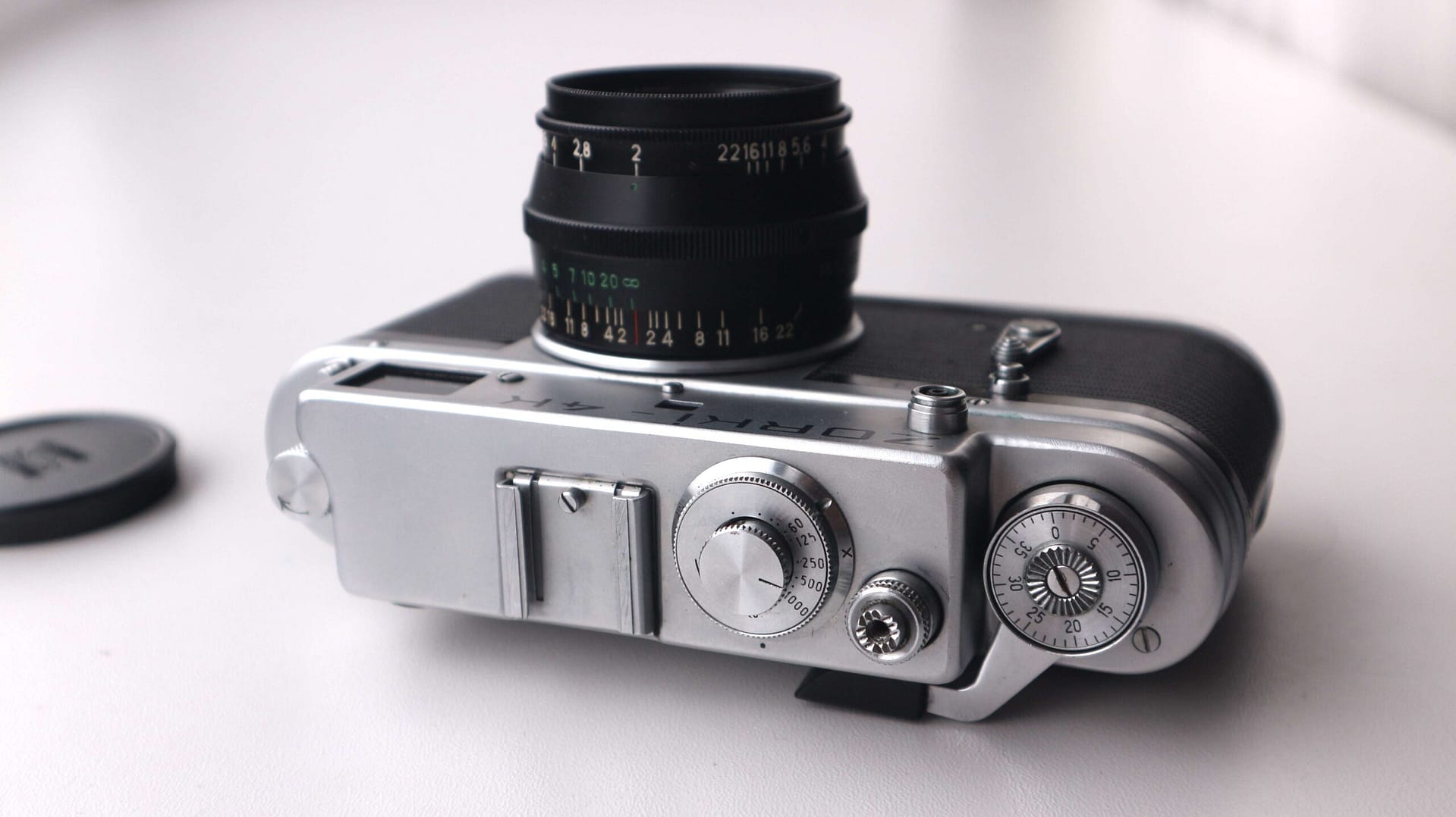 Zorki 4k Soviet Rangefinder Camera 35mm with Jupiter 8 2/50mm S/N 76735043 - Image 3