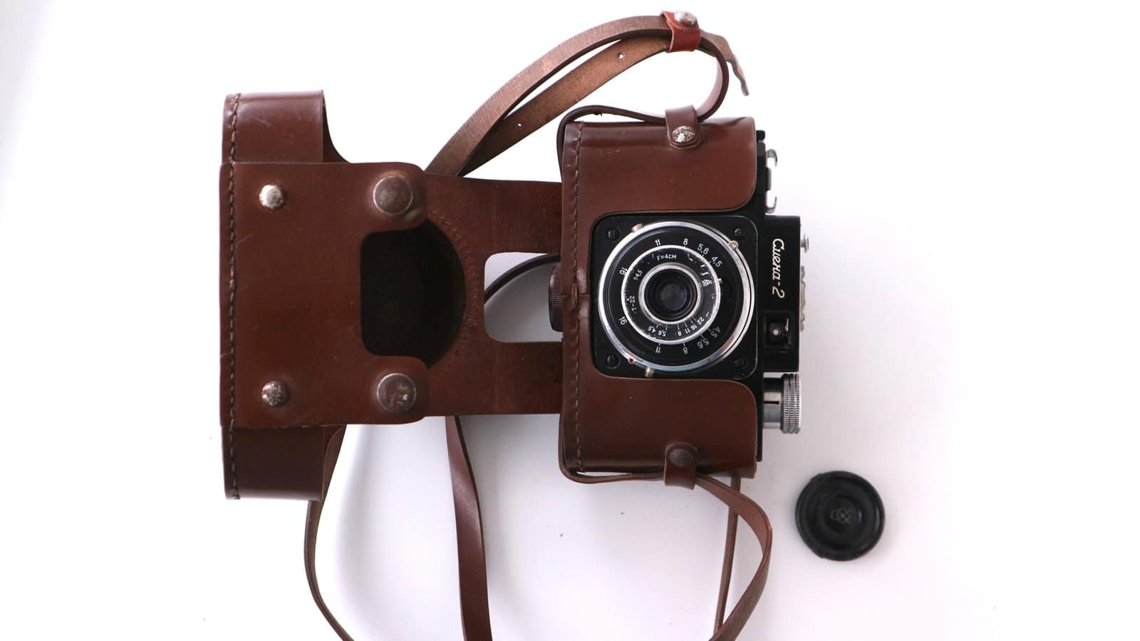 希少 Soviet GOMZ Vesna 35mmカメラ 純正革ケース付 SMENA 2 Soviet 35mm Film Camera GOMZ - to buy on Mother Russia