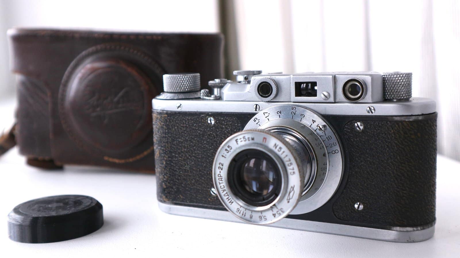 Zorki 1 Soviet Rangefinder Camera 35mm industar 22 50mm s/n