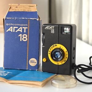 AGAT 18 BelOMO half-frame 35mm Industar-104 2.8/28mm Lens S/N 6591829