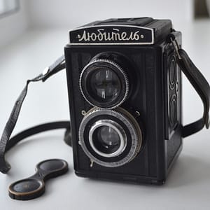 LUBITEL LOMO Soviet TLR Camera Medium Format 6x6. S/N: 55072834