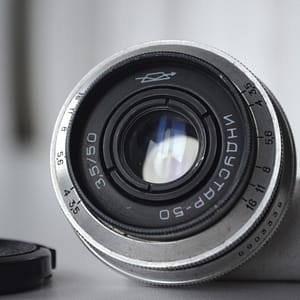 Industar 50 3,5/50 M39 KMZ soviet lens for SLR S/N: 6903339