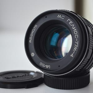 MC Helios 77m-4 f1,8/50mm m42 Soviet lens VOMZ S/N 91516946