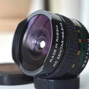 MC Zenitar M 16mm f2,8 M42 Super Wide Fish Eye S/N 103220