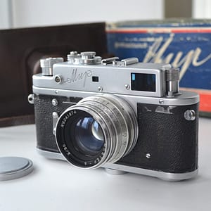 MIR 35mm Soviet Rangefinder Camera JUPITER-8 2/50mm in original box