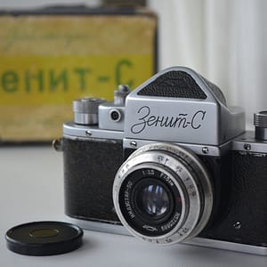 ZENIT C Soviet 35mm SLR Camera Industar 50 3.5/50mm in original box