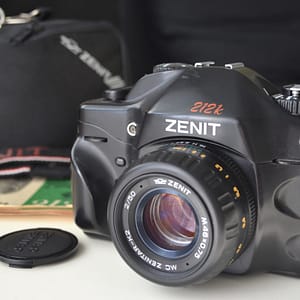 Zenit 212k Soviet 35mm SLR Camera with MC Zenitar K2 2/50mm Pentax K-mount