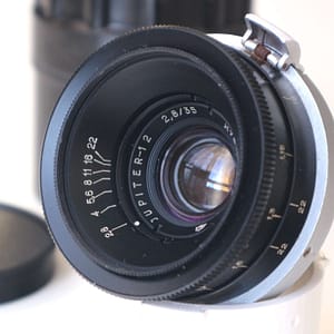 Jupiter 12 35mm f/2.8 Soviet Rangefinder Lens in Kiev-Contax mount