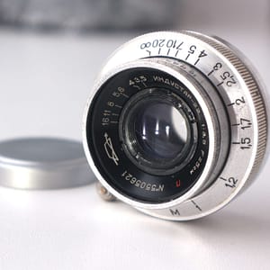 Industar 22 3,5/50 M39 KMZ soviet SLR lens S/N: 5505621