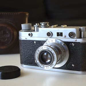 Zorki C Soviet Rangefinder Camera 35mm with Jupiter 8 2/50mm S/N 56011299