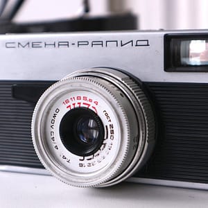 SMENA Rapid Soviet 35mm film camera T-43 f4/40mm lens