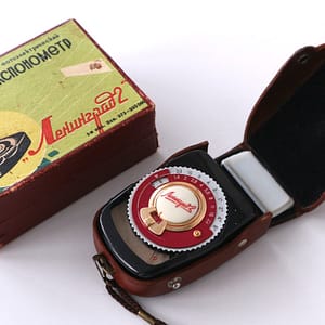 Leningrad 2 Soviet Exposure Light meter in original box