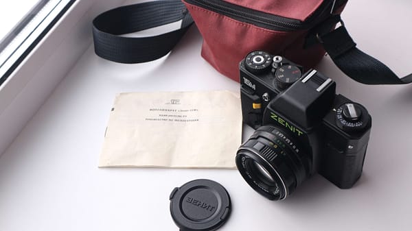 Rare Zenit 15M Soviet 35mm SLR Camera with Helios 44m-6 2/58mm M42 - Image 2