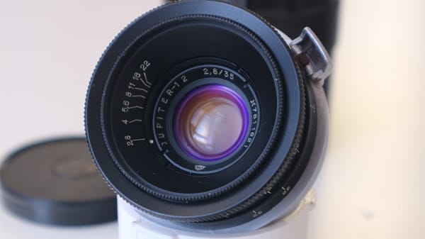 Jupiter 12 35mm f/2.8 Soviet Rangefinder Lens in Kiev-Contax mount - Image 2
