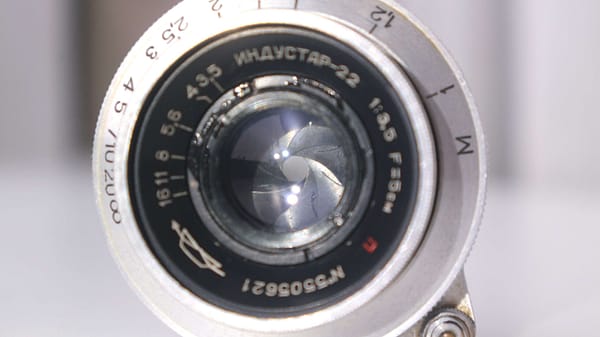Industar 22 3,5/50 M39 KMZ soviet SLR lens S/N: 5505621 - Image 2