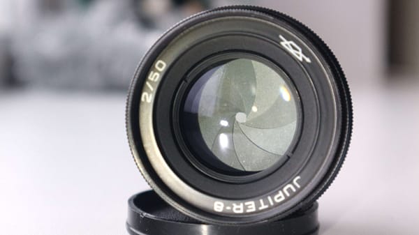 Black lacquer JUPITER 8 2/50mm M39 rangefinder soviet lens s/n 0101874 - Image 2