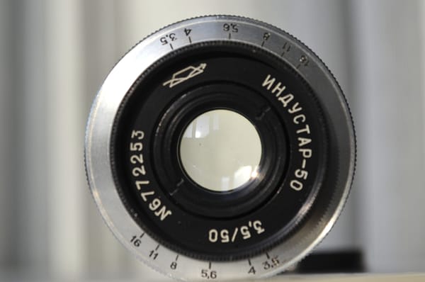 Industar 50 3,5/50 M39 KMZ soviet lens for SLR S/N: 6772253 - Image 2