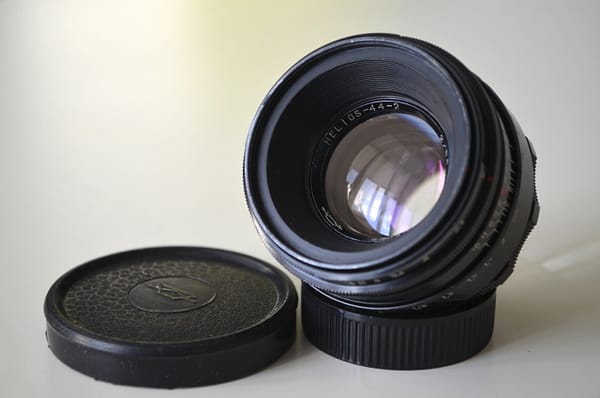 KMZ Helios 44-2 f2 58mm m42 SLR Soviet portrait lens S/N 7105095