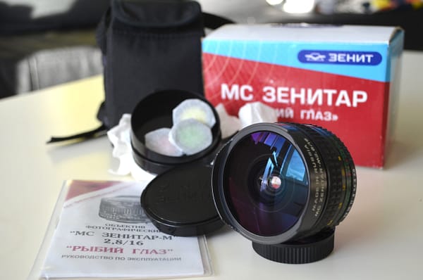 MC Zenitar M 16mm f2.8 Super Wide Fish Eye M42 s/n 130429