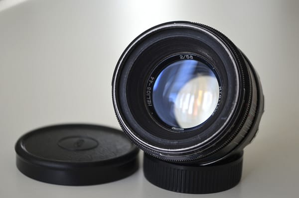 Zebra Helios 44 f2 58mm m42 BelOMO Soviet lens S/N 7011392