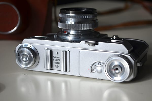 Kiev 4A 35mm RF camera with Jupiter 8m 2/50mm lens s/n 7100895 - Image 2