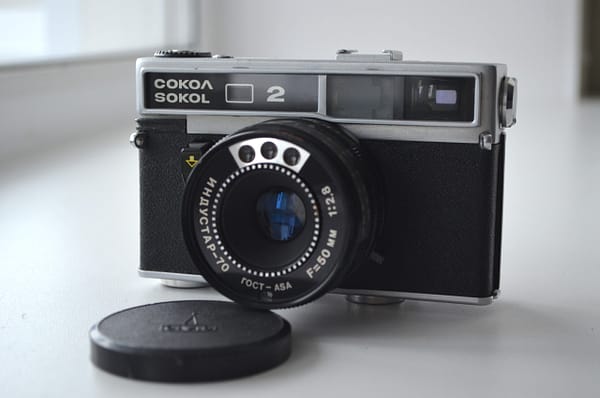 SOKOL 2 35mm rangefinder film camera with lens INDUSTAR-70 2.8/50