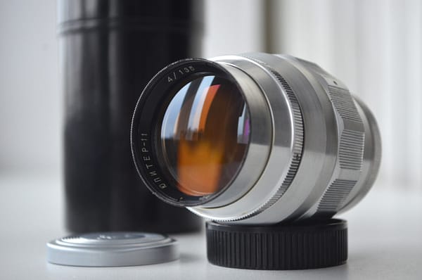 JUPITER 11 4/135mm M42 SLR soviet lens s/n 6119765