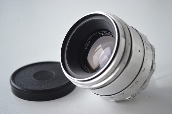 Helios 44 KMZ Lens M39 Silver 8 blades S/N 0245408