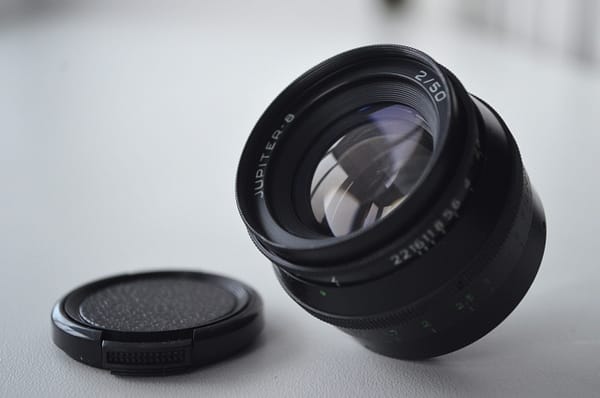 Black Jupiter 8 2/50mm M39 rangefinder soviet lens s/n 7634807