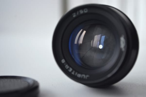 Black Jupiter 8 2/50mm M39 rangefinder soviet lens s/n 7634807 - Image 2