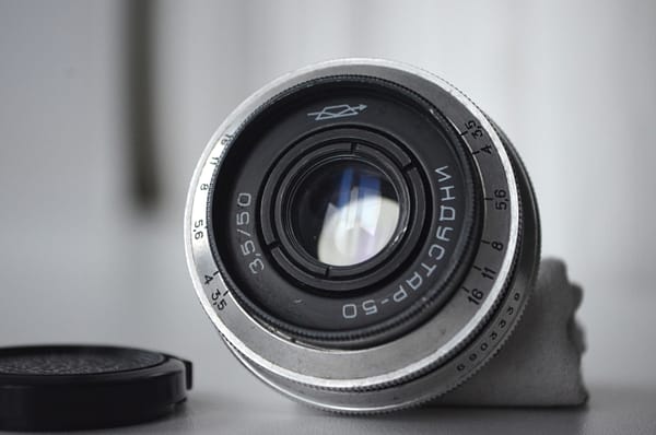 Industar 50 3,5/50 M39 KMZ soviet lens for SLR S/N: 6903339