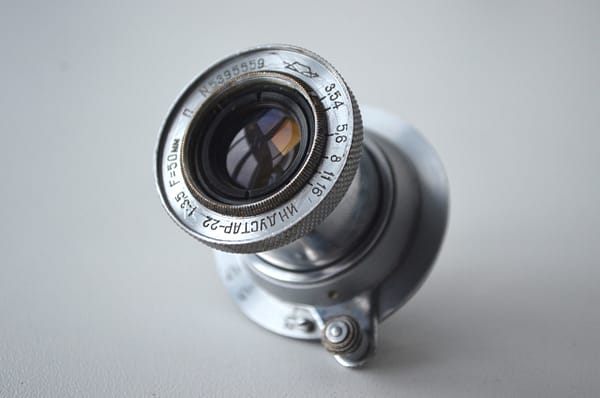 Industar 22 3,5/50 m39 KMZ soviet rangefinder lens S/N: 5395559