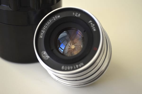 Industar 26m 2,8/50 M39 soviet rangefinder lens S/N: 414809 - Image 2