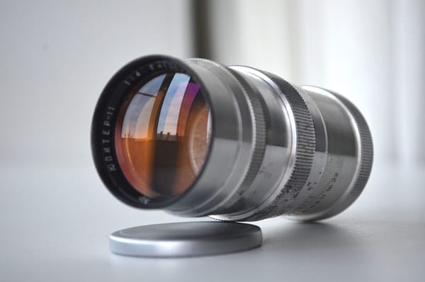 JUPITER 11 4/135mm M39 rangefinder soviet lens s/n 5804948