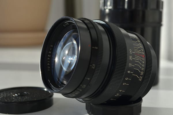 Jupiter 9 2/85mm (rangefinder) lens m39/LSM S/N 7701840