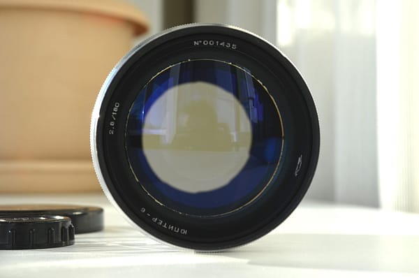 JUPITER-6 f2,8/180mm rare Soviet long-focus lens for SLR m39/m42