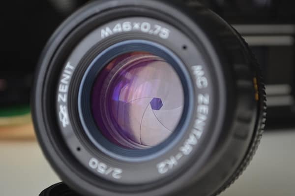 Zenit 212k Soviet 35mm SLR Camera with MC Zenitar K2 2/50mm