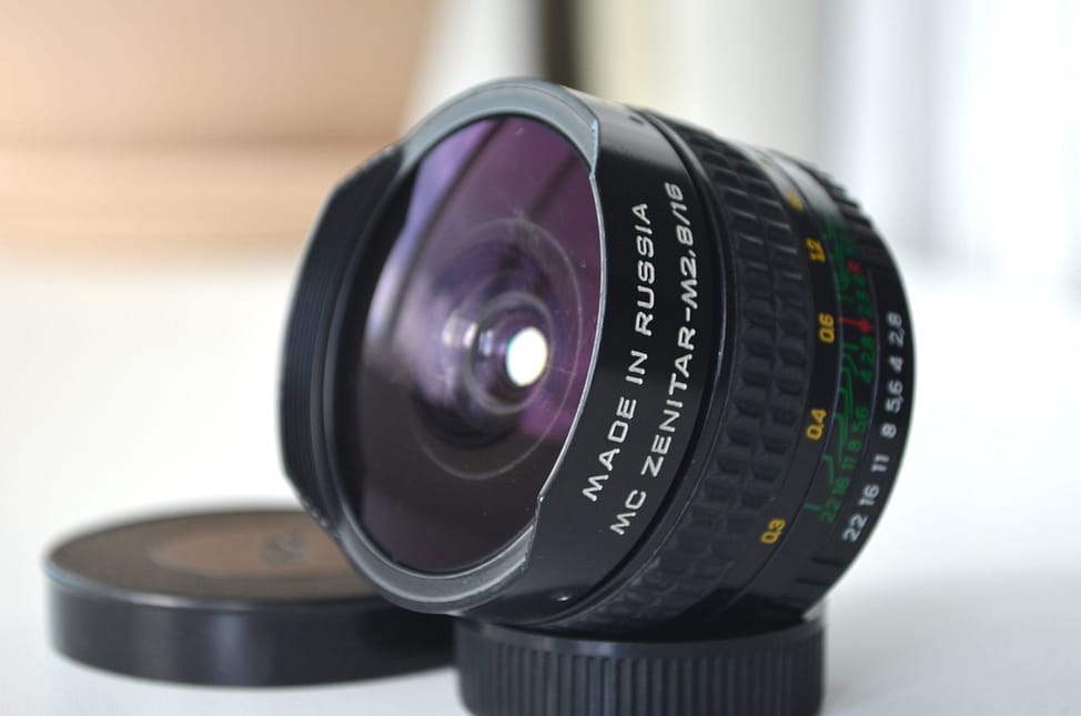 MC Zenitar M 16mm f2,8 M42 Super Wide Fish Eye S/N 103220 - to buy